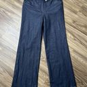 Etcetera  Size 12 Denim Style Pants Wide Leg Stretch High Rise Waist Women’s Blue Photo 2