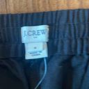 J.Crew  NWT black linen drawstring cropped pant 4 Photo 6