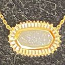 Kendra Scott Elisa Gold Pendant Necklace in Iridescent Drusy Photo 7