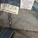 Venezia Denim Skirt Sz 18W Jean VTG Y2K Boho Southwestern Tapestry Blue Pink Photo 5