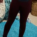 Yogalicious Maroon Leggings Photo 7