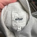 Aerie Oversized Cozy Up Waffle V-Neck Pullover Sweater Photo 3