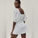 Nasty Gal NWT  Broderie Button Through Mini Dress - White - 4 Photo 3