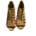 Michael Kors  Elsie Cutout Lace Up Bootie Size 8M Photo 1