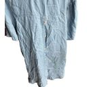 Blu Pepper Womens Perch by  Blue Chambray Lattice Flowy Top - Sz 3X Photo 2