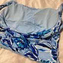 ANDIE NWT  Swim The Siren Tank Top in Blue Floral Swim Top S Photo 3