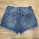 Abound  Womens 27 Fray Hemmed Sustainable Denim Shorts Cut Off Medium Wash Photo 3