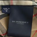 Burberry London Red Single Breasted Nova Check Lined With Flip Cuffs SZ 2 Trench Photo 9