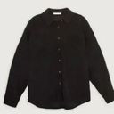 Oak + Fort nwt  and black textured button up shirt OW-8546-M xs Photo 0