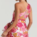 Showpo Pink Floral Dress Photo 5