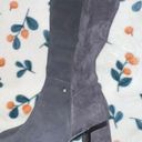 DKNY  Grey Suede Knee High Boots Photo 2