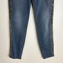 Hudson Jeans HUDSON Luna Embellished Studded Crop Super Skinny Leg denim jeans size 28 Photo 3