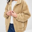 Zaful Fluffy Zip Up Winter Teddy Coat Photo 1