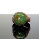 Natural Emerald crystal ring size 8.5 Photo 5