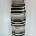 Moda NEW  International Beige & Black Gradient Stripe Sleeveless Maxi Dress L Photo 2