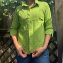 Coldwater Creek Vintage Green Button Up  Photo 1