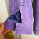 Quacker Factory The  Womens Size 1X Lavender Painted Leather Jacket • Butterflies Photo 6