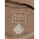 Full Tilt  Brown Graphic Tee Photo 5