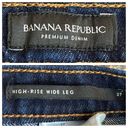 Banana Republic  Jeans Women's High-Rise Wide Leg Indigo Stretch Size 27 Photo 6