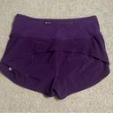 Lululemon NWOT  Speed Up High-Rise Lined Short 2.5" Size 8 Dramatic Magenta Plum Photo 3