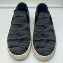 MIA  Gray Camouflage Knit Stretch Slip on Platform Sneaker Photo 0