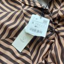 ZARA trippy design sheer top in brown Photo 9