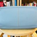 CELINE  Vintage Baby Blue Leather Boogie Tote with Brass Tone Hardware & Dust Bag Photo 6