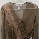 Nine & Co. Vintage Sheer Top Size 10P Photo 2