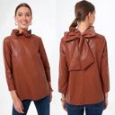 Tuckernuck  FAYE FAUX LEATHER COGNAC BOW TOP M Photo 1