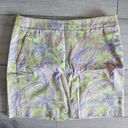 Ralph Lauren  Gold Green Pink Purple Paisley Skort Skirt with Shorts Photo 0