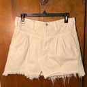 Free People  Women's Sidecar Mini Cotton Skirt In White Clay. Size 28 Photo 2