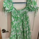 Olivaceous Mini Green Dress Photo 1