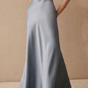 BHLDN  Beckett Charmeuse Satin Maxi Dress Size 2 NWT Gray Photo 3