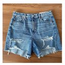 American Eagle Ripped Mom Jean Shorts  Photo 6