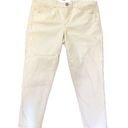 Democracy ‎ Jeans Womens 12 Ab Solution Skinny Ankle Fit Ivory Beige (34x26.5) Photo 3