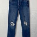 RE/DONE  Originals High Rise Ankle Crop Jeans Size 25 Photo 0