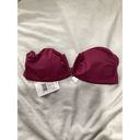 ANDIE  The Scala Plum Padded Strapless Bikini Top M Photo 1