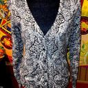 st. john's bay Geometric medium cardigan sweater Photo 0