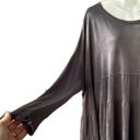 Free People NWOT Rory Oversized Tiered Long Sleeve Scoop Neck Midi Tunic XS Photo 5