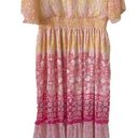 House of Harlow  1960 Floral Metallic Maxi Dress Photo 10