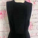 Kimberly  Ovitz black panel front wool sleeveless sheath dress Photo 2