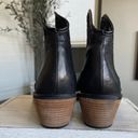 Kelsi Dagger Keenan Sheer Detail Western Ankle Booties Black / Size 10 Photo 2