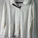 Vitamin White button front pull over Jacket Size large lagenlook Photo 2