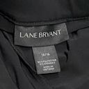 Lane Bryant  Wide Leg Solid Black Elastic Waist Pull On Pants Pockets 14/16 Plus Photo 7