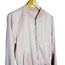 Mistress Rocks  Boss Lady Pink Satin Bomber Jacket Size Small Photo 3