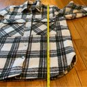 BLANK NYC  Oversized Flannel Shirt Jacket Shacket Sz Large Cabincore Fall Plaid Photo 12