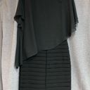 Scarlett Scarlet size 6 black sheath dress with layers of ruffles on skirt and chiffon Photo 1