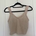 American Eagle  Lace Ribbed Tank Photo 0