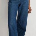 Madewell  Baggy Straight Jeans Dark Worn Indigo Hemp Cotton 28 Waist EUC $98 Photo 0