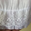 Cynthia Rowley White Linen Lace Back Sleeveless Dress 6 Photo 2